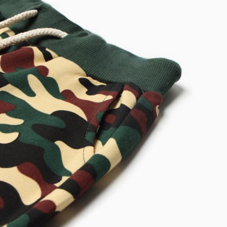 Pants for the boy, the color is dark green, height 110 cm-1