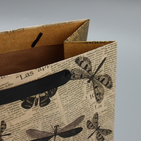 Package Gift Crafts Vertical, packaging, “butterflies”, 23 x 27 x 11.5 cm-3