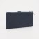 Women's wallet on the button, blue color