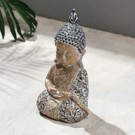 Figure "Buddha: Hands on the knees" 9x9.5x17cm-1