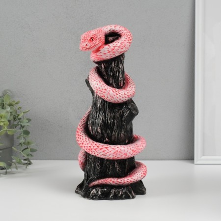 New Year's piggy bank "Snake on the stump" 33 x14 x 15 cm.-3