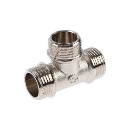 Aqualink tee, 1/2 ", outer thread, nickel -plated brass-1