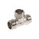Aqualink tee, 1/2 ", outer thread, nickel -plated brass