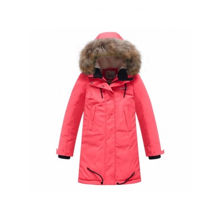 Winter park for a girl, height 140 cm, pink color