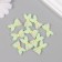 Decor for creativity Plastic "Green Tail of the Mermaid" set of 12 pcs 2.3x1.4 cm