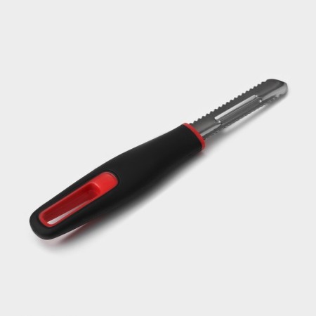 Digma, 21 cm, stainless steel, black color, red, red-2