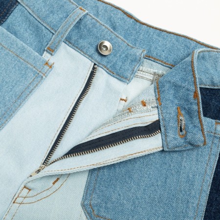 Women's jeans minku Blue color, size 50-12
