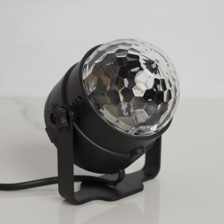Light device "Crystal ball" 7.5 cm, remote control, glow RGB, 220 V-1