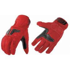 Leather gloves Venus, size 2xl, red