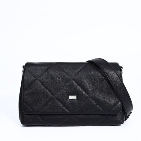 Women's bag Textura, messenger, small size, black color