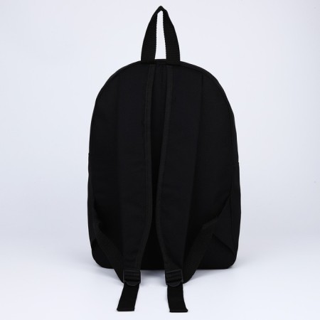 Backpack School Textile Chaotic, 38x14x27 cm, black/gray color-4