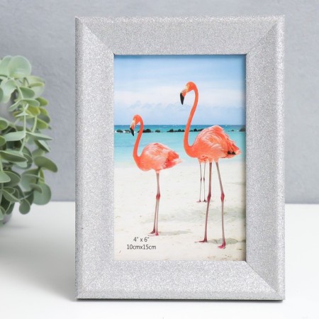 Photo frame Plastic 10x15 cm "Scarrel silver" 19x14 cm