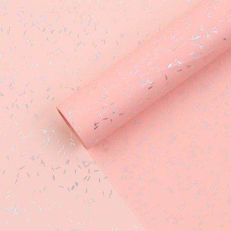 Flower Film "Star Night", 58 cm x 5 m pink lotus-2