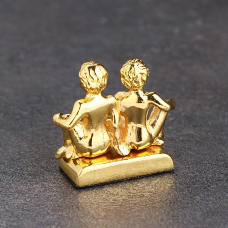 Сувенир знак зодиака "Близнецы", с кристаллами-2