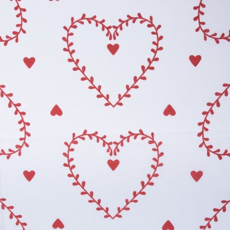 Bed linen "Ethel" duet Heart 143*215 cm - 2 pcs, 220*240 cm, 70*70 cm -2 pcs, 100% HL-5