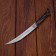 Black knife in a case (pattern) plastic, 28 cm