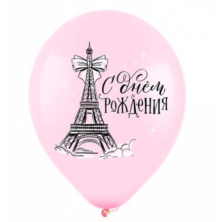 Shar Latex 12 "" SDR Paris ", Assorted, Pastel, 2 tbsp., 2 centers, set of 50 pcs.-4