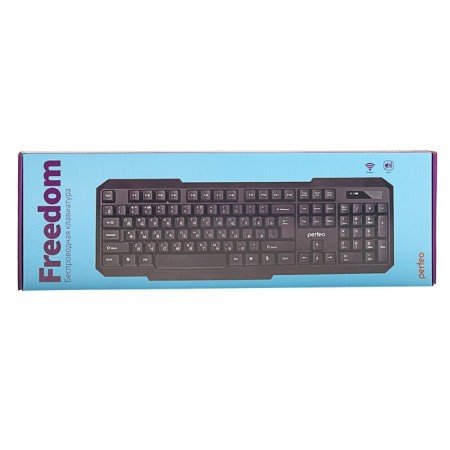 PERFEO Freedom PF-5191 keyboard, wireless, membrane, USB, 1xaa (not in compls), black-7