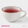 Cup porcelain shade "Cosmos", 250 ml, red color