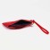 Women's wallet with lightning, red color
