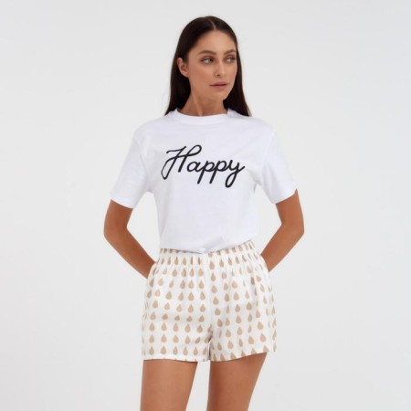 Women's shorts KAFTAN "Drops", p. 40-42, white