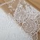 Lace on a grid, 125 mm × 11 ± 1 m, white color