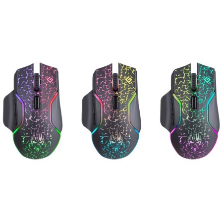 Mouse Defender OneShot GM-067, wireless, optical, 3200DPI, black-2