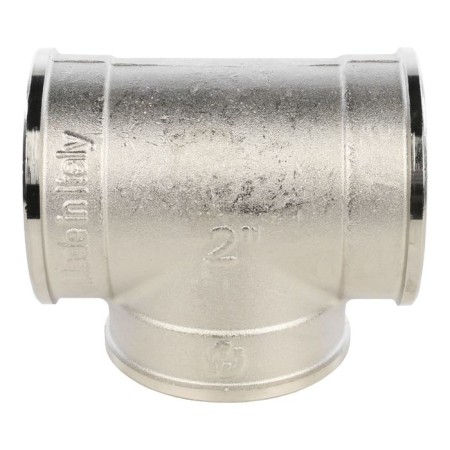The STOUT SFT -0020-000002, 2 ", internal/internal thread, nickelled brass-2