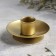 Lotus 2h candlestick for one candle, 7.5x2.5 cm, gold