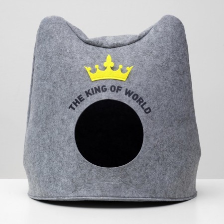 House for animals from felt "Royal Ushastik", 46 x 46 x 43 cm