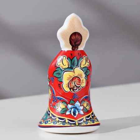 The souvenir doll "with a loaf", 12 cm, ceramics-2