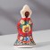 The souvenir doll "with a loaf", 12 cm, ceramics