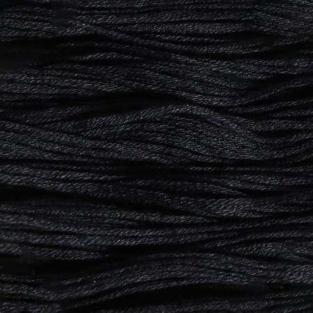 Muline threads, cotton, 8 ± 1 m, black color No. 7214