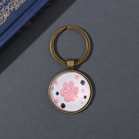 Trick Glass, Metal "Circle. Traces of Cat" d = 3 cm