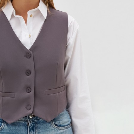 Women's vest MIST: Classic Collection p. 48, gray-2