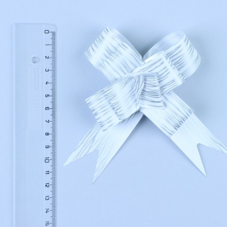 Bant-Babochka No. 3 "Lines", white-1