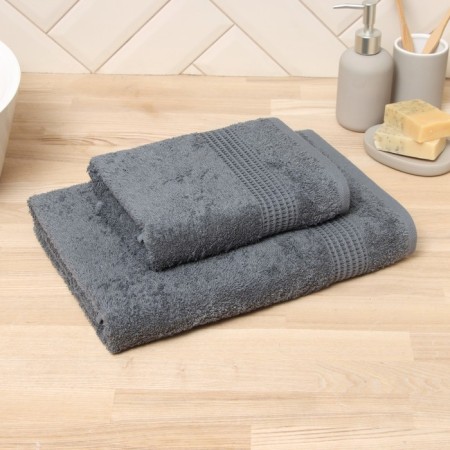 Tenle Love Life "Passat" 70*140 cm, dark gray, 100% HL, 450 g/m2