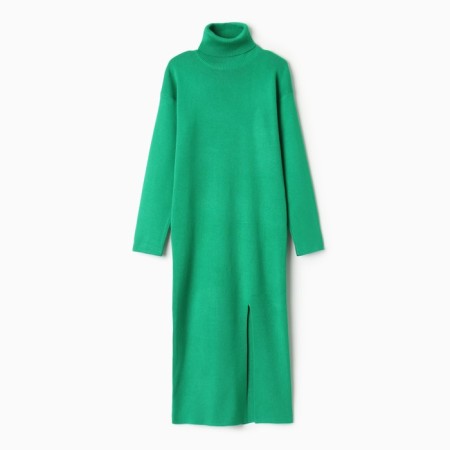 Women's dress, green color, size 48-50 (One size)-2
