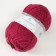 Yarn "Argentinean wool" 100% imported wool 200m/100g (088, lingonberry)