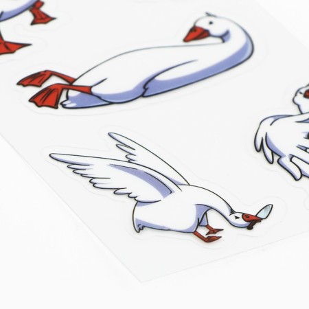Stickers on the phone "Goose", 8 × 14 cm-1