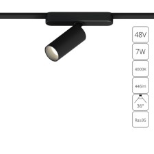 Magnetic track lamp Arte Lamp Rapid A6156PL-1BK, LED, 7 W, 4x14.5x14.7 cm, 446 lm, black