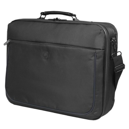 Business bag, lightning department, external pocket, black color-2