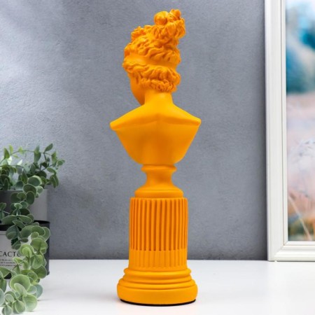 Souvenir Polystone "Muse" yellow 36x10 cm-3