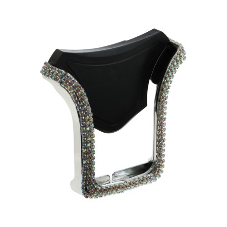 Phone holder in a deflector with rhinestones-5