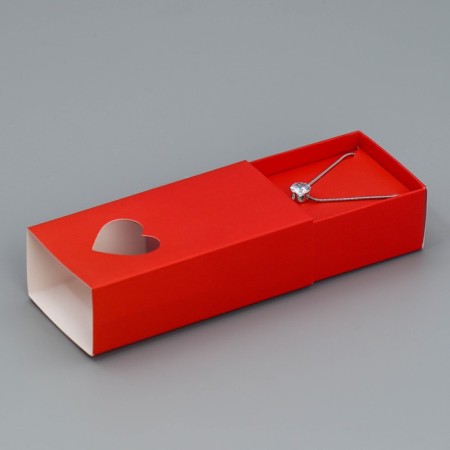 Box for jewelry, packaging, “red”, 10 x 5 x 3 cm-5