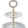 3-tier everages Bernadotte, decor "Wild rose, gold layer"