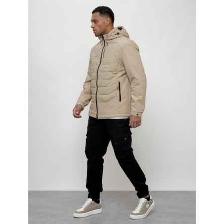 Male spring jacket, size 50, beige color-12