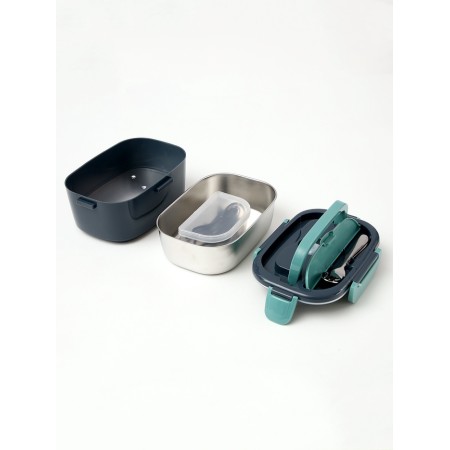 Lunch box for heating, 1.3 l, 24 x 17 x 10.8 cm, with car cigarette lights-1