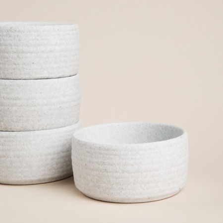 A set of ceramic SL Home “Arena Blanca”, 370 ml, D = 11 cm, white color-2