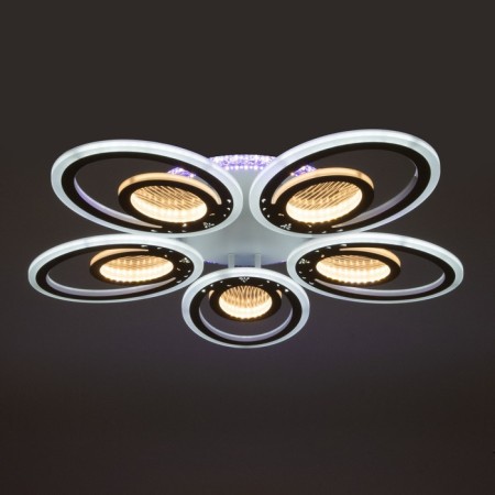 Causteen from the remote control 1911/5wt LED 160W Dimmer white 68x68x8.5 cm Bayerlux-8